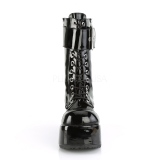 Verni 9,5 cm PETROL-150 bottes demonia - bottes plateforme unisex
