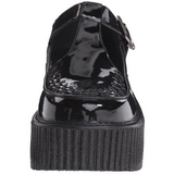 Verni CREEPER-214 Chaussures Creepers Femmes Plateforme