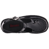 Verni CREEPER-214 Chaussures Creepers Femmes Plateforme