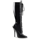 Verni bottes hautes 16 cm DOMINA-2020 fetish bottes stiletto  talon aiguille