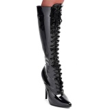 Verni bottes hautes 16 cm DOMINA-2020 fetish bottes stiletto à talon aiguille