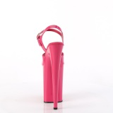 Verni pink 23 cm INFINITY-909 talons trs hauts - chaussures plateforme extrme