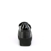 Vernis 11,5 cm SHAKER-23 demoniacult plateforme chaussure alternative noir