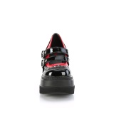 Vernis 11,5 cm SHAKER-27 demoniacult plateforme chaussure alternative noir