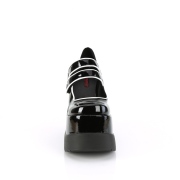 Vernis 13 cm VOID-37 demonia plateforme chaussure alternative noir