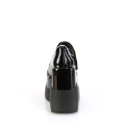 Vernis 13 cm VOID-37 demonia plateforme chaussure alternative noir