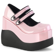 Vernis 13 cm VOID-37 demonia plateforme chaussure alternative rose