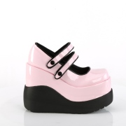 Vernis 13 cm VOID-37 demonia plateforme chaussure alternative rose