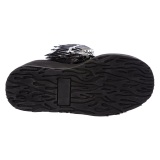 Vernis 14 cm SWING-815 plateforme bottes alternative  boucles noires