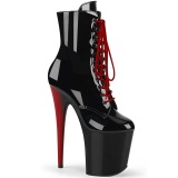 Vernis 20 cm FLAMINGO-1020RH bottines plateforme de pole dance