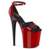 Vernis 20 cm FLAMINGO-884 rouges chaussures pleaser talons hauts