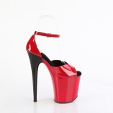 Vernis 20 cm FLAMINGO-884 rouges chaussures pleaser talons hauts