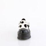 Vernis 5 cm SLACKER-23 demonia plateforme chaussure alternative noir