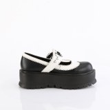 Vernis 5 cm SLACKER-23 demonia plateforme chaussure alternative noir