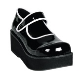 Vernis 6 cm SPRITE-01 emo chaussures mary jane  boucles