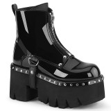 Vernis 9 cm ASHES-100 bottines demonia plateforme