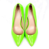 Vert Neon 13 cm AMUSE-20 escarpins  talon aiguille bout pointu