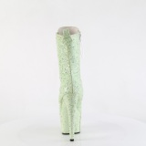 Vert glitter 18 cm Pleaser bottines talons hauts femme