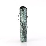 Vert motif serpent 20 cm CRAZE-1040SP pony bottines de pole dance