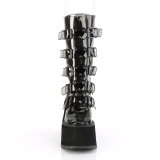 Vinyle 14 cm SWING-230C plateforme bottes alternative  boucles noires