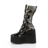 Vinyle 14 cm SWING-230C plateforme bottes alternative  boucles noires