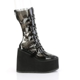 Vinyle 14 cm SWING-230C plateforme bottes alternative  boucles noires