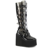 Vinyle 14 cm SWING-815C plateforme bottes alternative  boucles noires