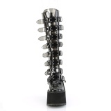 Vinyle 14 cm SWING-815C plateforme bottes alternative  boucles noires