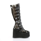 Vinyle 14 cm SWING-815C plateforme bottes alternative  boucles noires