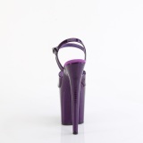 Violet 20 cm FLAMINGO-809GP etincelle sandales avec plateforme